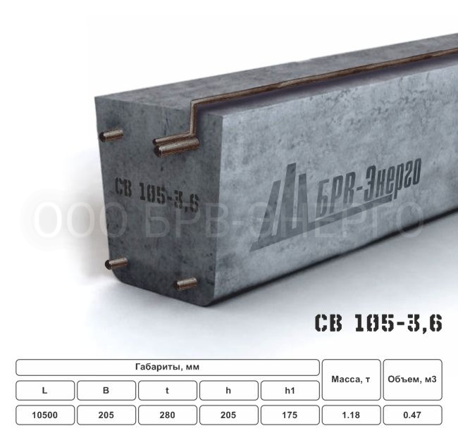 Стойка СВ 105-3,6